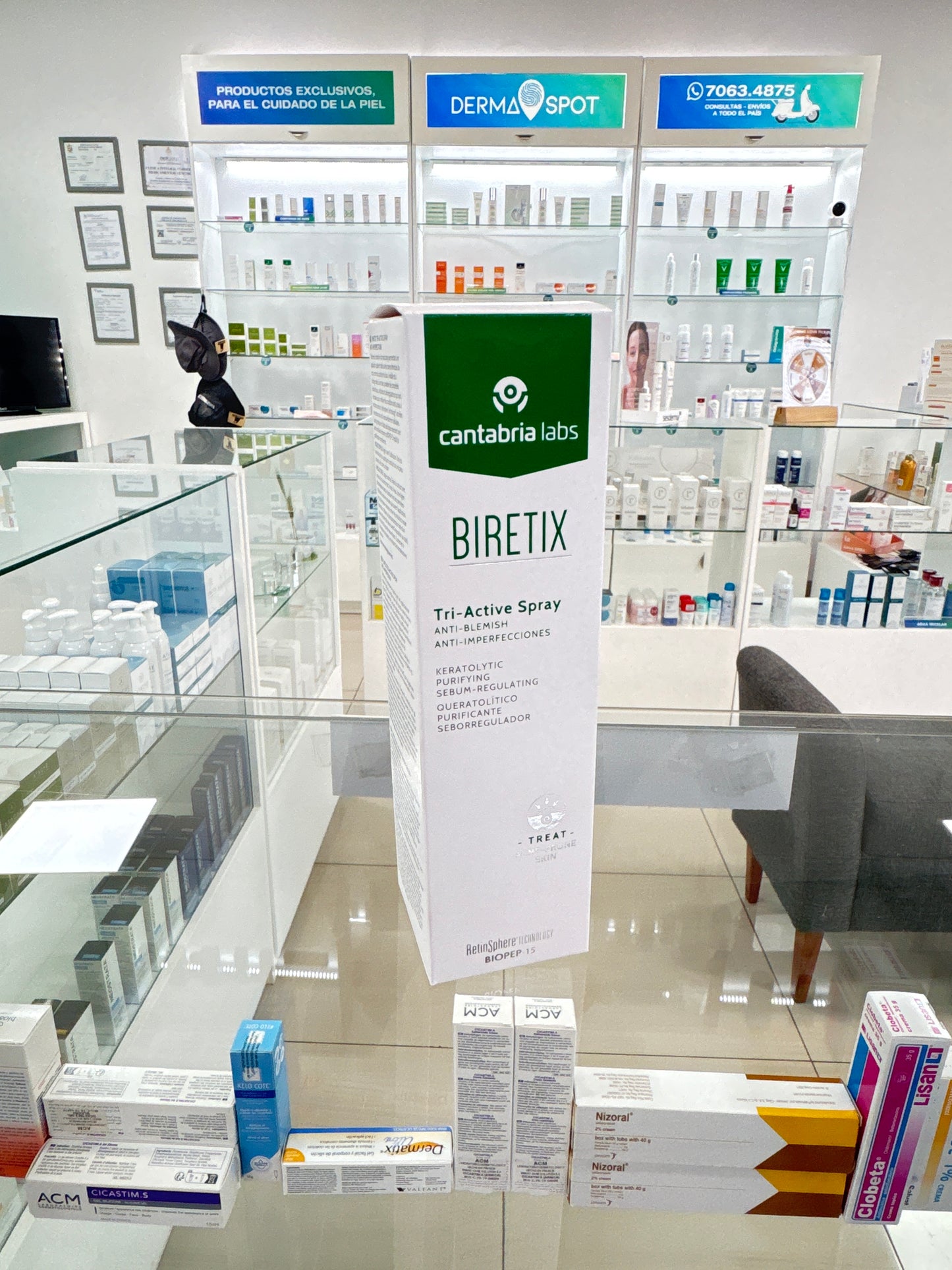 UNIDERMA BIRETIX TRI ACTIVE SPRAY 100ML