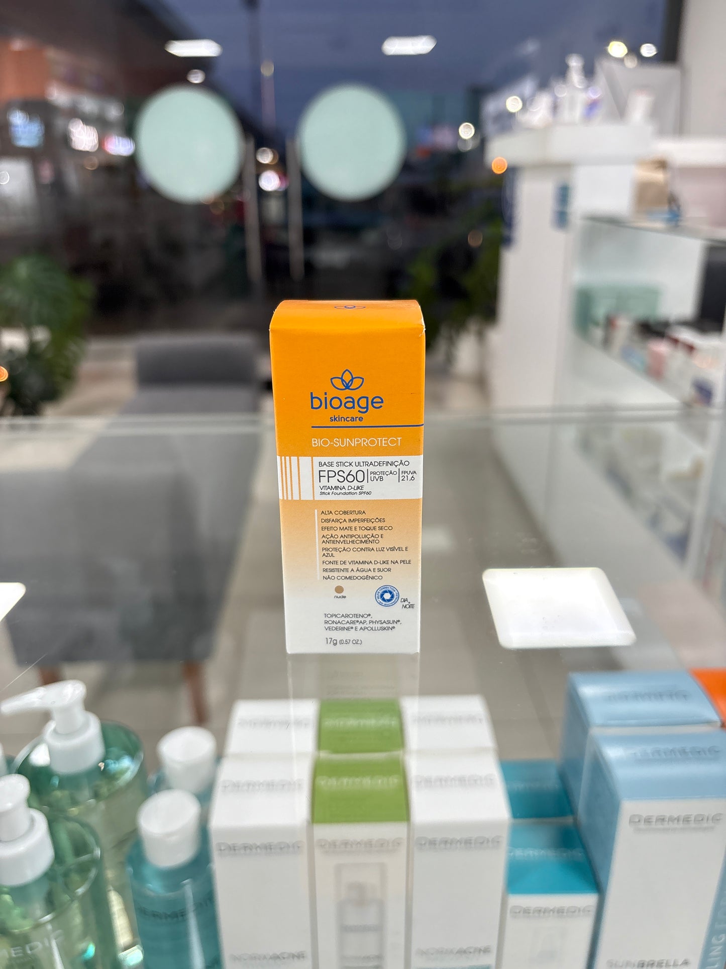 BIOAGE BIO SUN PROTECT STICK FPS60 NUDE 17G