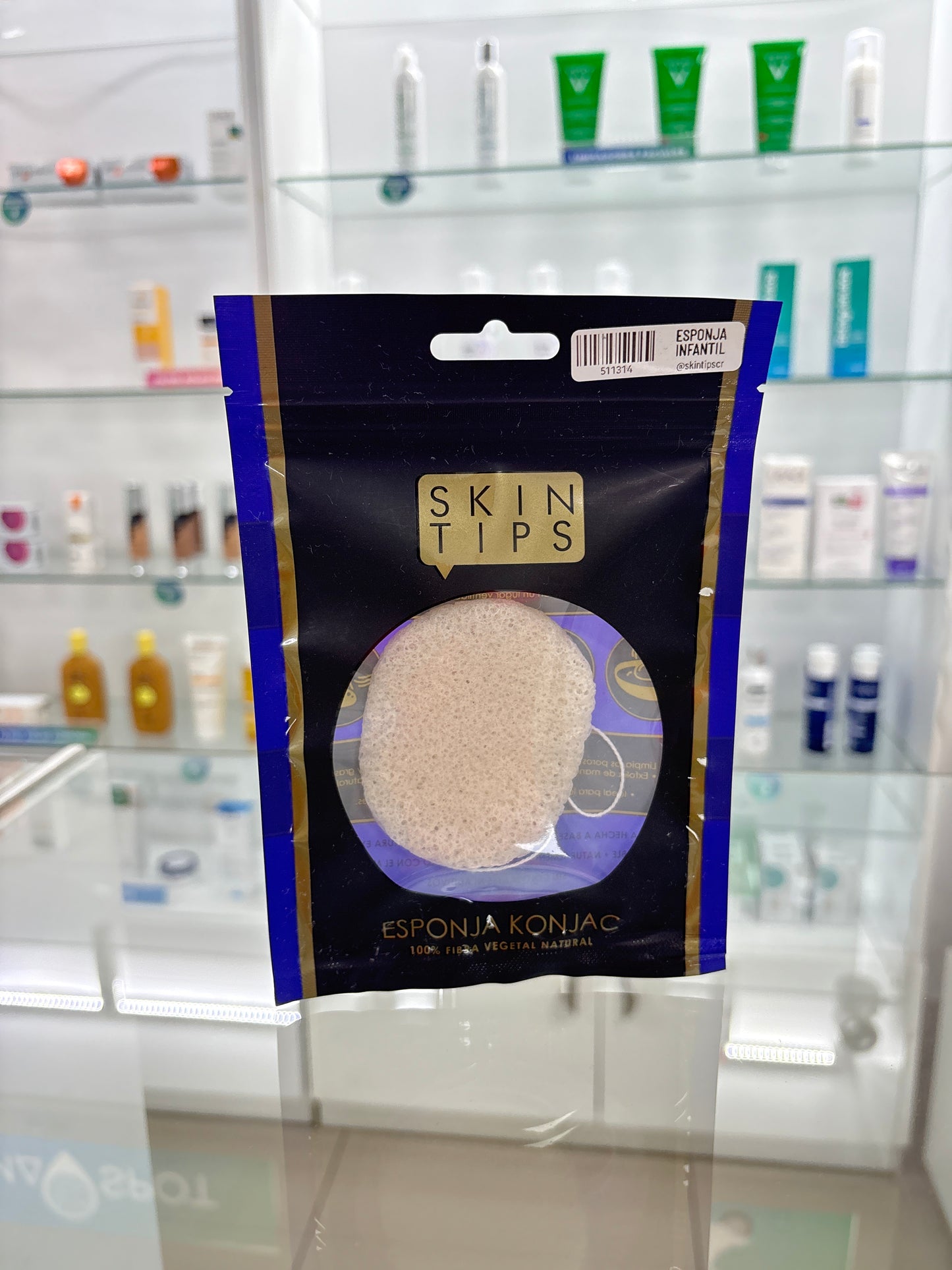 ESPONJA KONJAC NATURAL BEBE