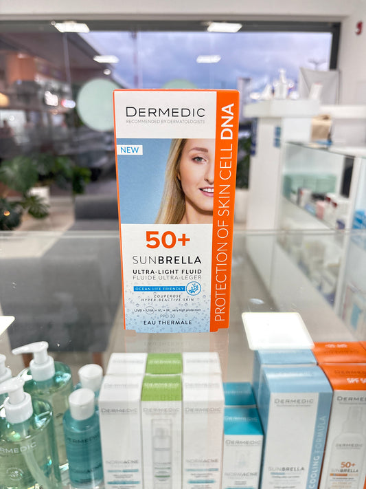 DERMEDIC SUNBRELLA LOCION ULTRA LIGERA PIEL REACTIVA SPF50 40ML