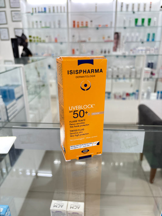 ISISPHARMA UVEBLOCK FPS50 FLUIDO CON COLOR 40ML