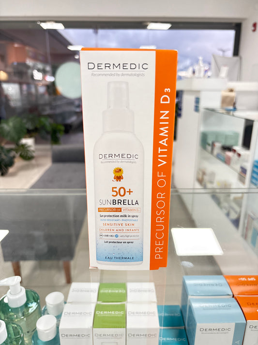DERMEDIC SUNBRELLA PROTECTOR SOLAR EN SPRAY NIÑOS SPF50 150ML