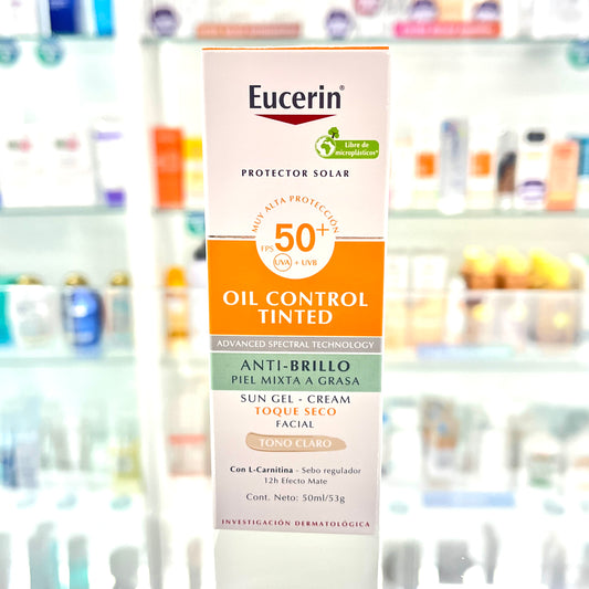 EUCERIN TOQUE SECO FPS 50+ TONO CLARO 50ML